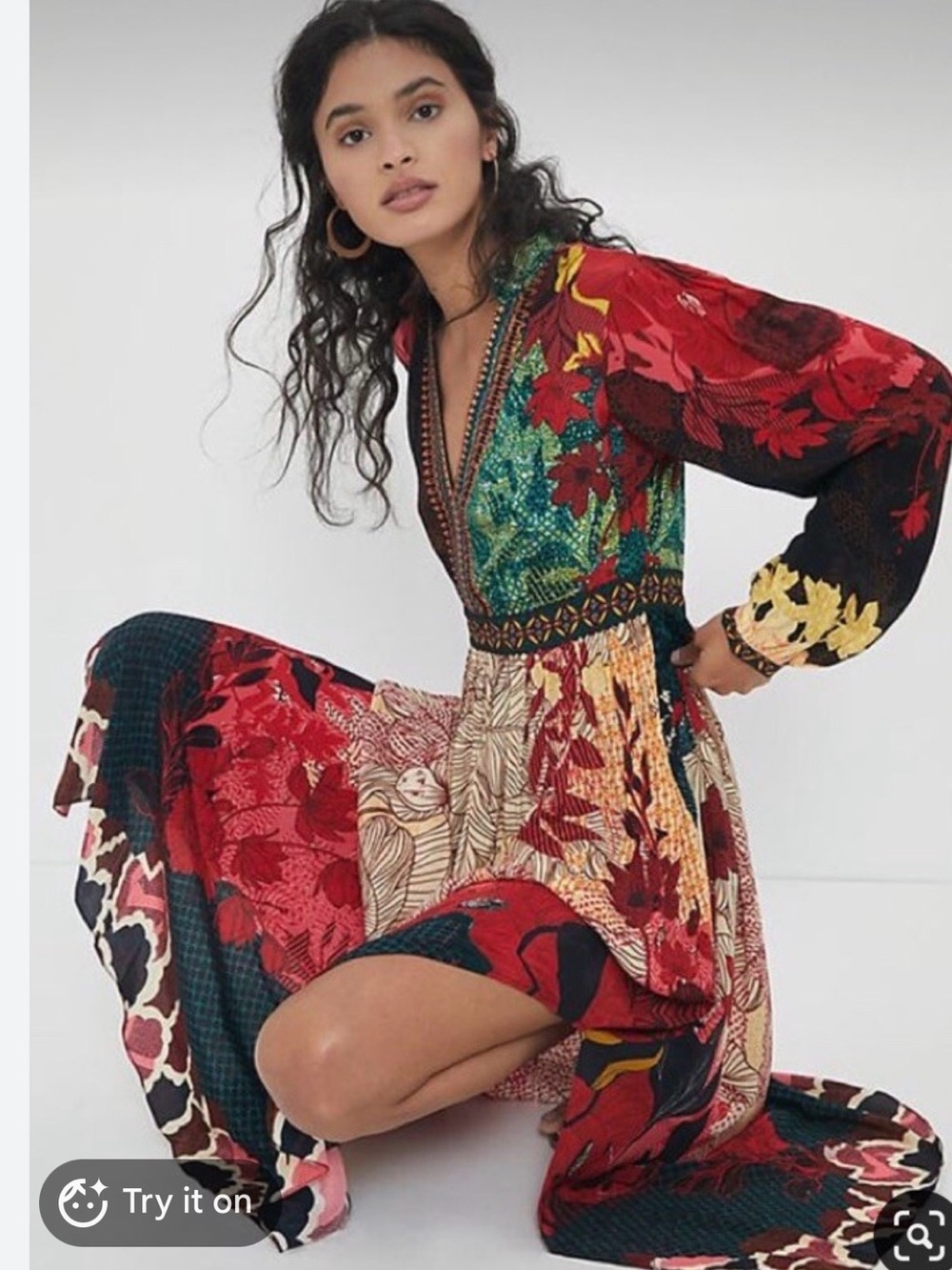 Anthropologie Bhanuni by Jyoti Patterned Maxi NWT